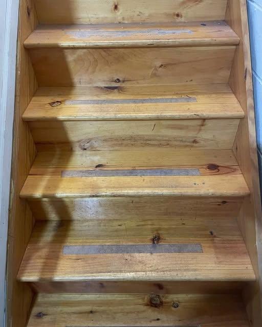 Interior stairway on an Everkleen job site